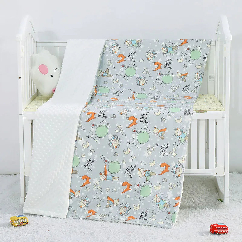 Kuschelige, doppelte Babydecke – Weiche Decke für Säuglinge