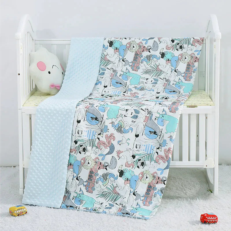 Kuschelige, doppelte Babydecke – Weiche Decke für Säuglinge
