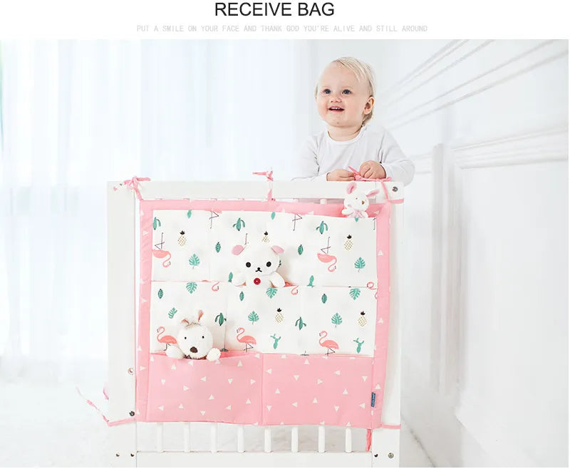 Bunte Muster Aufbewahrungstasche für Babybett – Praktisch und Vielseitig