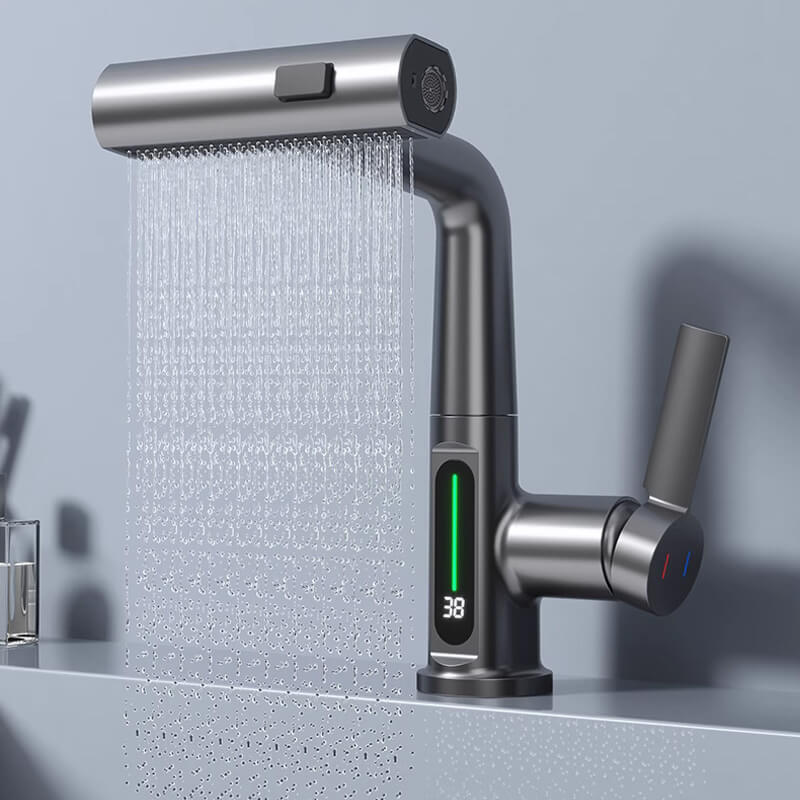 AquaSmart Digital Faucet Control | Precise Temperature Monitoring for Your Home