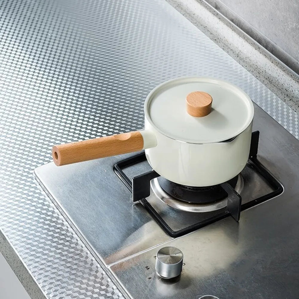KüchenSchutzfolie | Selbstklebend | Hitzebeständige Aluminiumfolie für den perfekten Schutz