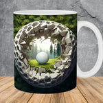 Becher mit Ballmuster