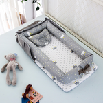 Faltbares Babybett mit Kissen – Tragbares Design für unterwegs