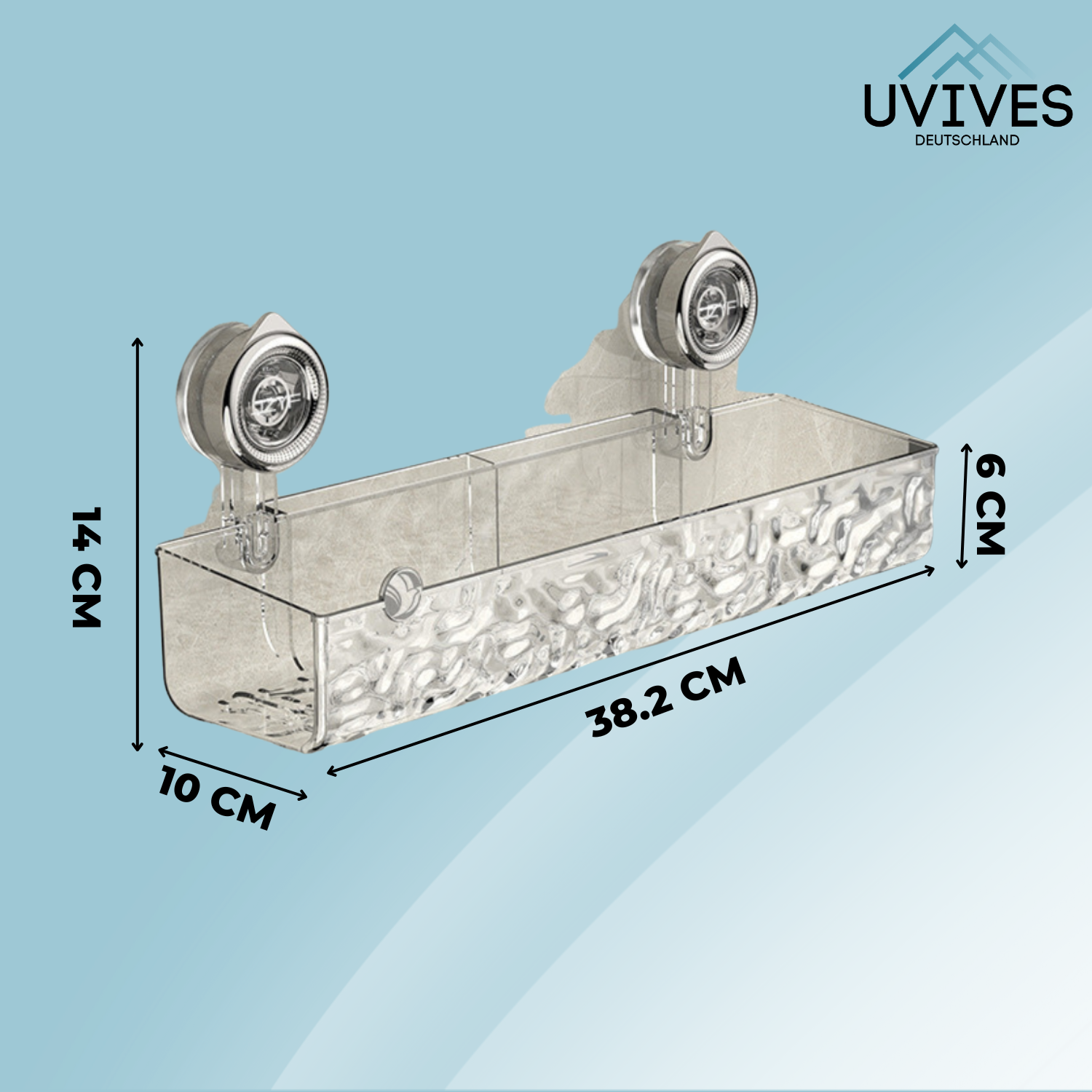 Corner Shelf with Suction Cup – Stylish Storage for Your Bathroom