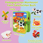 Geschichtenbuch über Bauernhof-Themen im Montessori-Stil