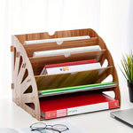 Holz Schreibtisch Organizer mit 5 Fächern – Ventilator Design MDF