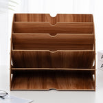 Holz Schreibtisch Organizer mit 5 Fächern – Ventilator Design MDF
