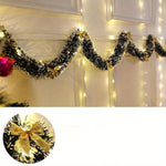 LumaTinsel LED Weihnachtsgirlande – 2er Set kabellose Lichterkette mit warmem Licht