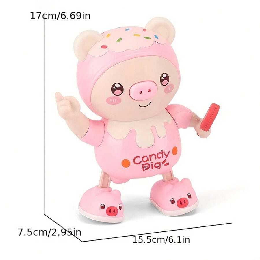 Schweinefigur mit tanzender Bewegung – Süßes Spielzeug