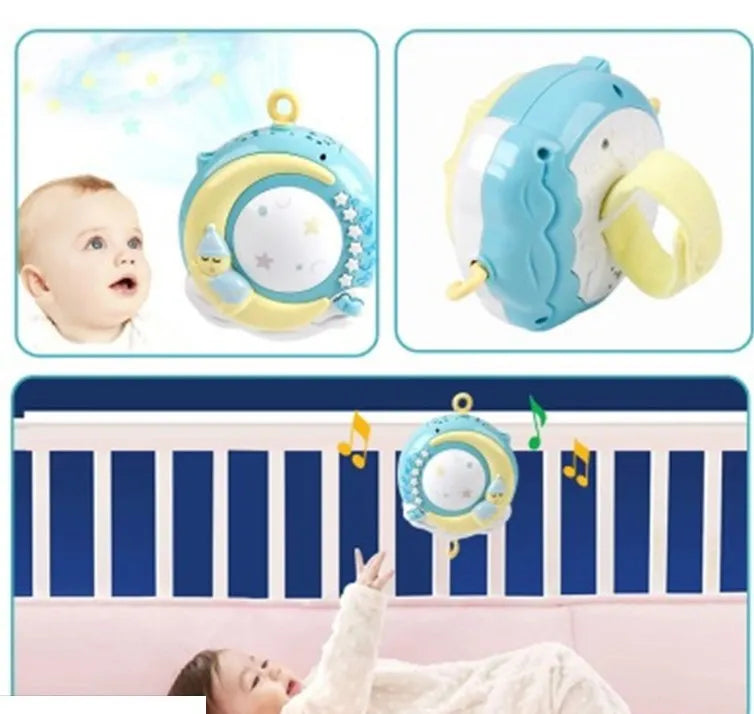 Musikalisches Baby-Mobile mit Lichtprojektion - Schlafhilfe für Säuglinge