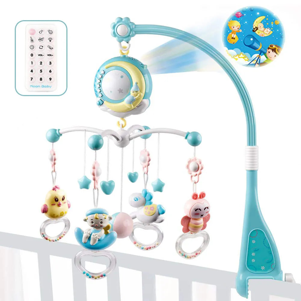 Musikalisches Baby-Mobile mit Lichtprojektion - Schlafhilfe für Säuglinge