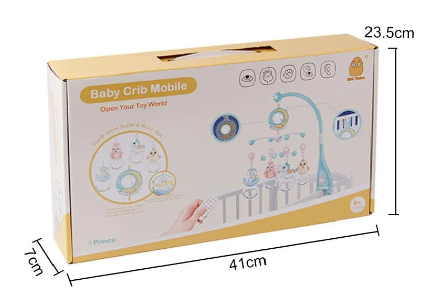 Musikalisches Baby-Mobile mit Lichtprojektion - Schlafhilfe für Säuglinge