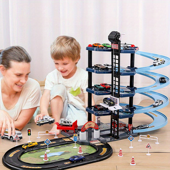 Adventurous Fire Station Garage with Accessories for Creative Kids