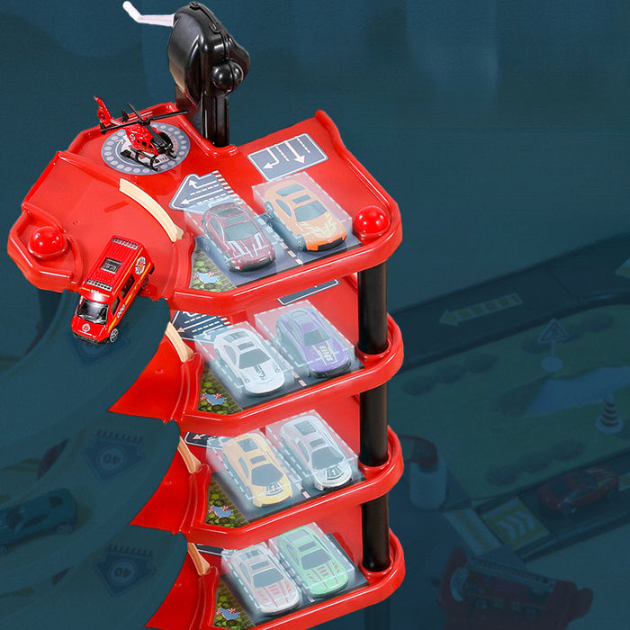 Adventurous Fire Station Garage with Accessories for Creative Kids