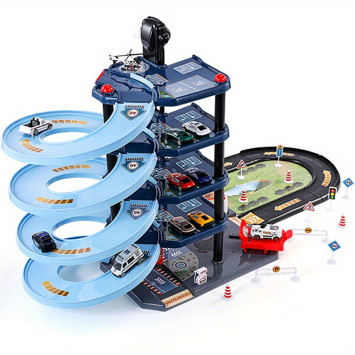 Adventurous Fire Station Garage with Accessories for Creative Kids