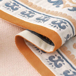 Elegantes Baumwollhandtuch mit Blumenmuster 70x140 cm