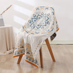 Elegantes Baumwollhandtuch mit Blumenmuster 70x140 cm