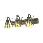 Elegantes 3-Lampen Wandlicht mit Tiffany-Design für Ihr Badezimmer