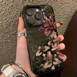 Transparente TPU-Handyhülle mit Retro-Blumenmuster für iPhone 11