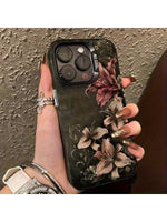 Transparente TPU-Handyhülle mit Retro-Blumenmuster für iPhone 11