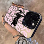 Schwarze TPU Handyhülle mit Ladegerät für iPhone 11–17