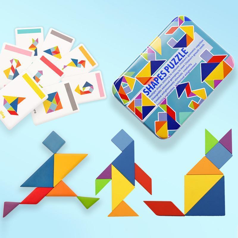 Kreatives Lernpuzzle für Kinder | Holzspielzeug