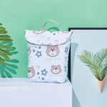 Windeltasche mit Reißverschluss – Wasserdichter Wetbag für den Kinderwagen