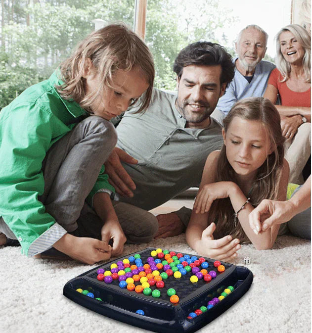 Taktisches Strategiespiel mit bunten Kugeln – Spaß für alle Altersgruppen