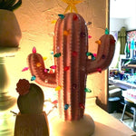 Lichtspiel | Vintage Weihnachtskaktus mit Glanz