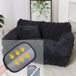 Gemütliches Haustier-Sofa mit Erhöhung und Kissen – 4 Farben