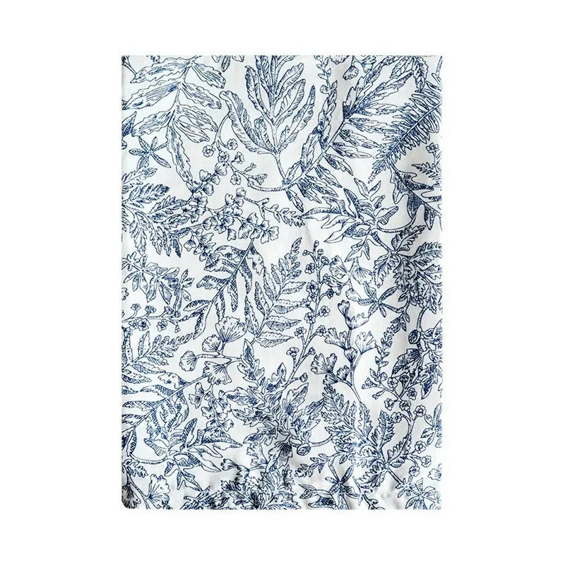 Charmantes 18" Baumwollplatzdeckchen mit Blumenmuster für den Tisch