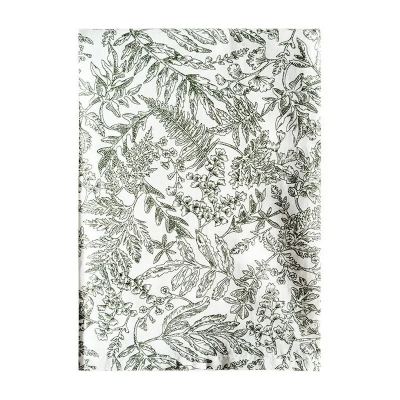 Charmantes 18" Baumwollplatzdeckchen mit Blumenmuster für den Tisch