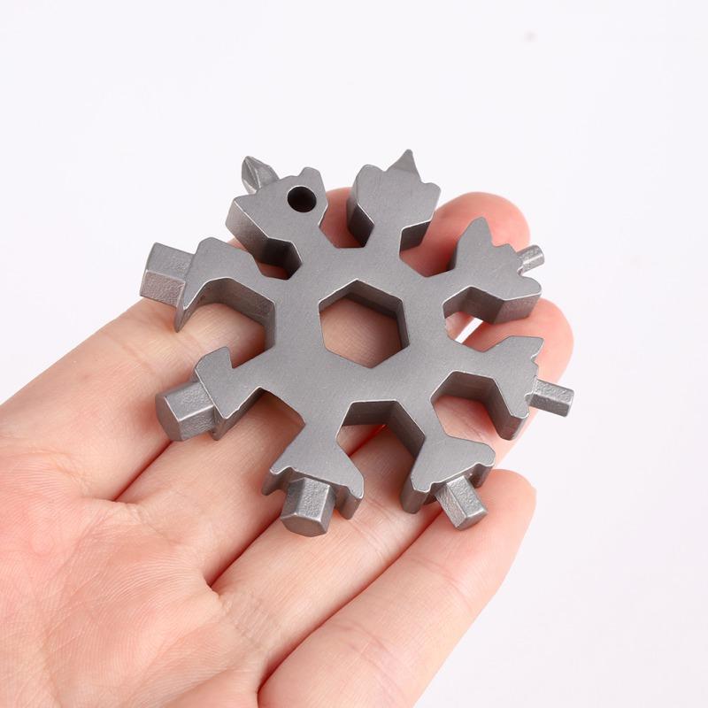 18-in-1 Multifunktionswerkzeug in Schneeflockenform
