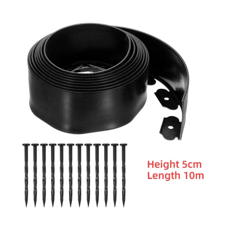 FlexiLawn Edge Border 5m/10m | 5 cm Height | With Posts
