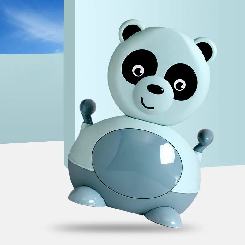 Kindertöpfchen in Panda-Design – Weiches Baby-Töpfchen mit PU-Sitz