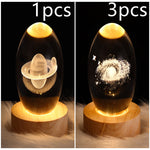 3D Kristalllicht mit LED für eine entspannte Atmosphäre