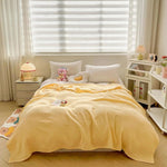 Ecoviva Waffle Blanket | 100% Sustainable Cotton | Stylish & Breathable