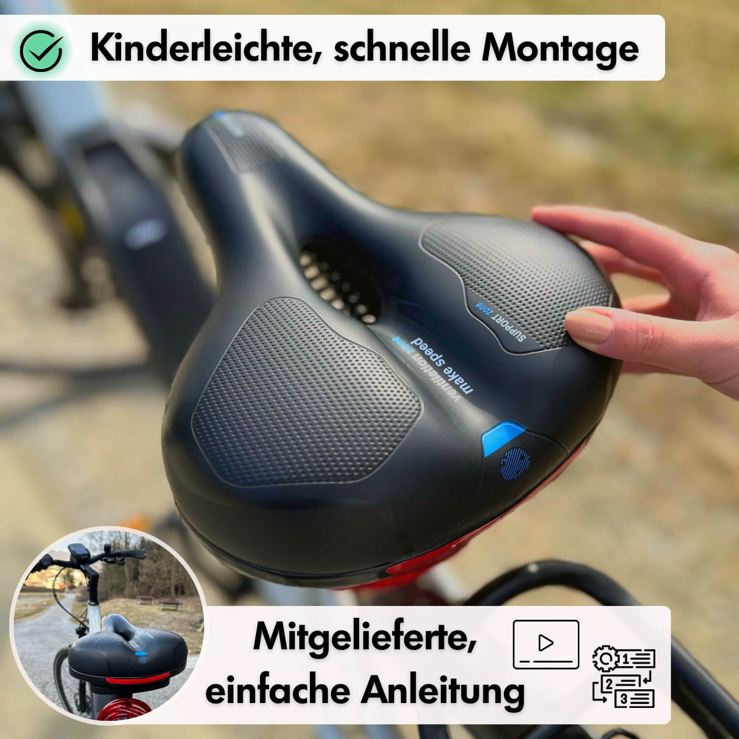 ComfortSaddle Max – Experience pain-free cycling