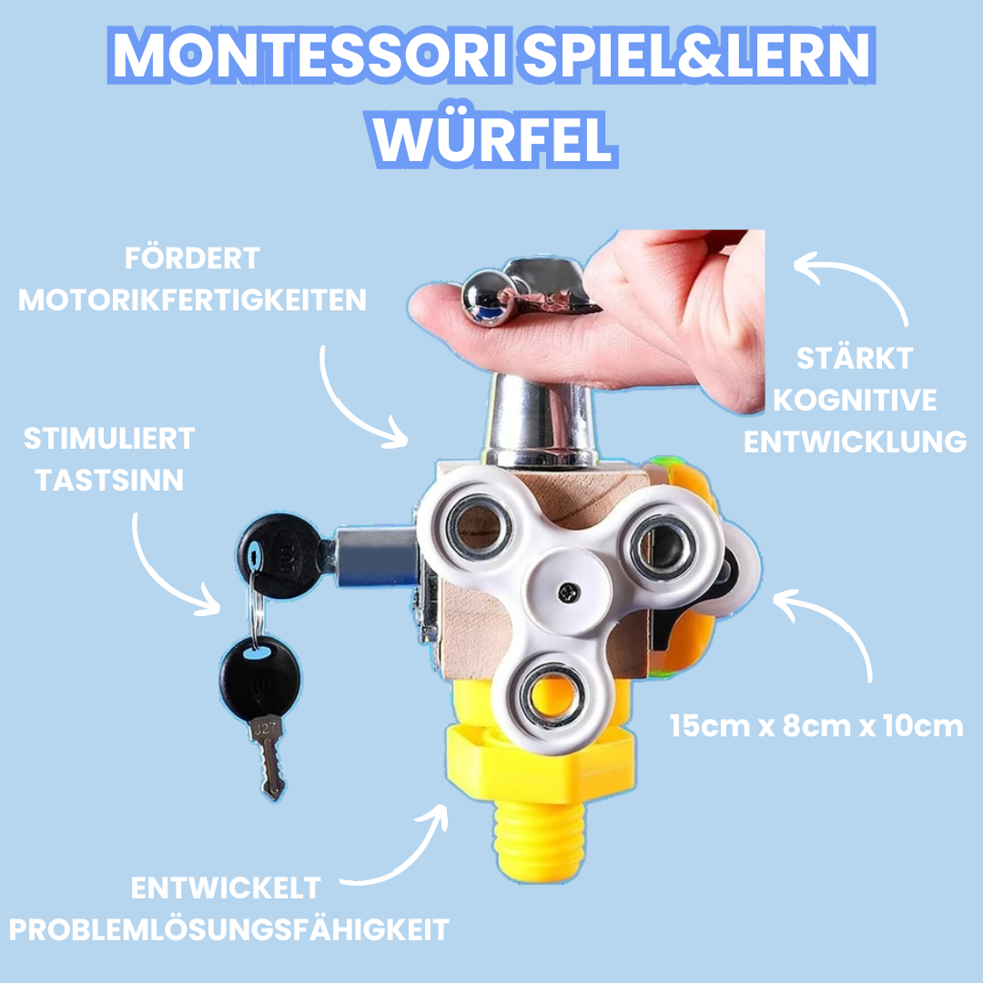 4-in-1 Lern- und Spielset nach Montessori-Prinzipien