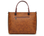 Vintage Handtasche mit doppelter Fronttasche