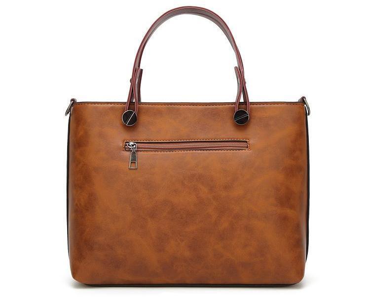 Vintage Handtasche mit doppelter Fronttasche