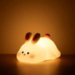 Playful Night Lamp for Children – Rechargeable Silicone Lamp with Colour Change