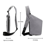 Stylish Multi-functional Chest Bag for Active Men