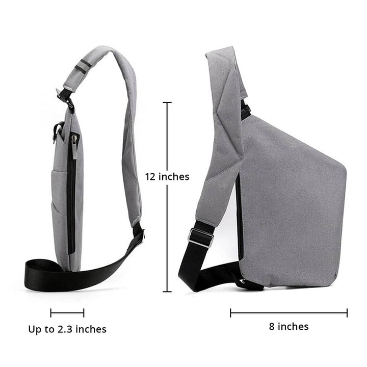 Stylish Multi-functional Chest Bag for Active Men