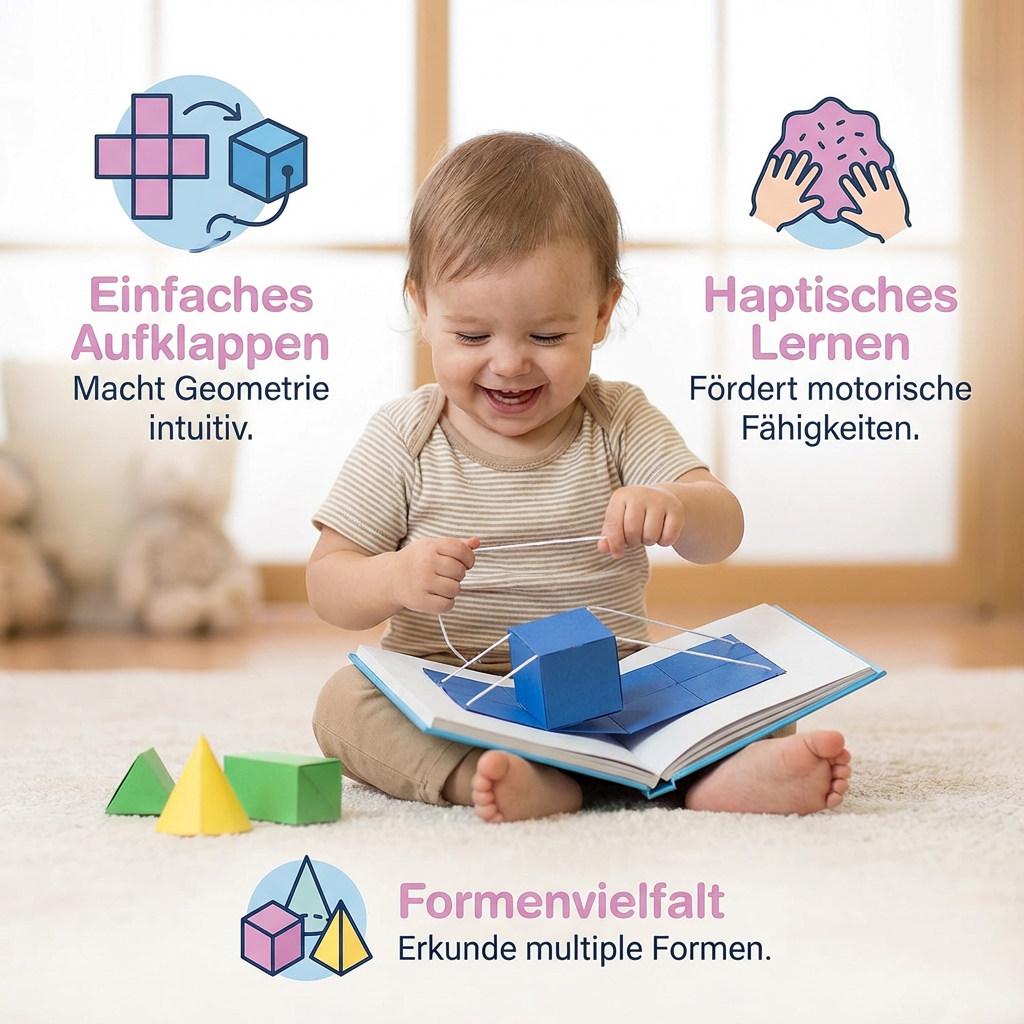 Kinder Lernbuch zur Geometrie – Spielerisches Lernen für die Jüngsten