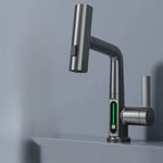 Smart Kitchen Faucet with Temperature Display and Spray Modes