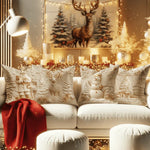 Festive Magic: 3D Christmas Decoration Covers Set (4 Pieces)