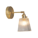Elegante Wandleseleuchte mit schwenkbarem Arm und Glaskuppel