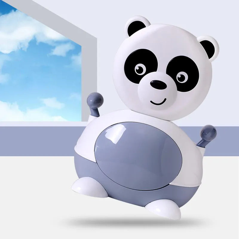 Kindertöpfchen in Panda-Design – Weiches Baby-Töpfchen mit PU-Sitz