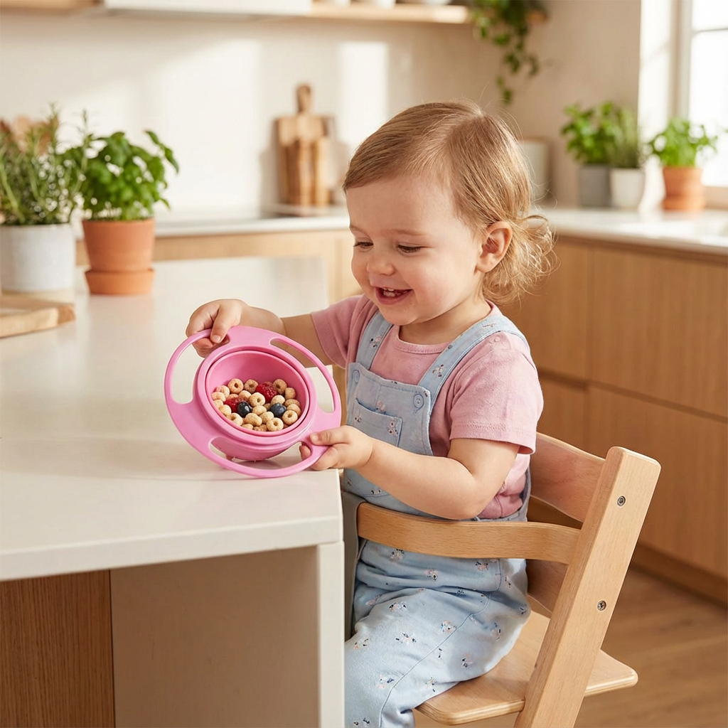 Kleckersichere Schüssel für Babys – Mahlzeiten ohne Verschütten